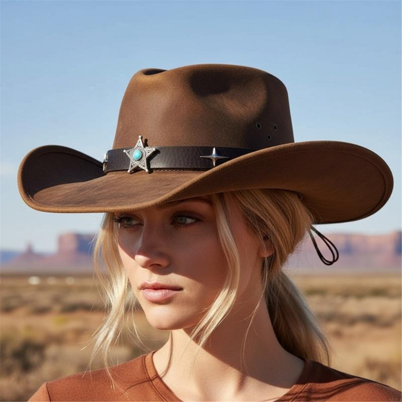Cowboy Hat Straw - 2026 Nuevos cinturones sombrero cosidos para