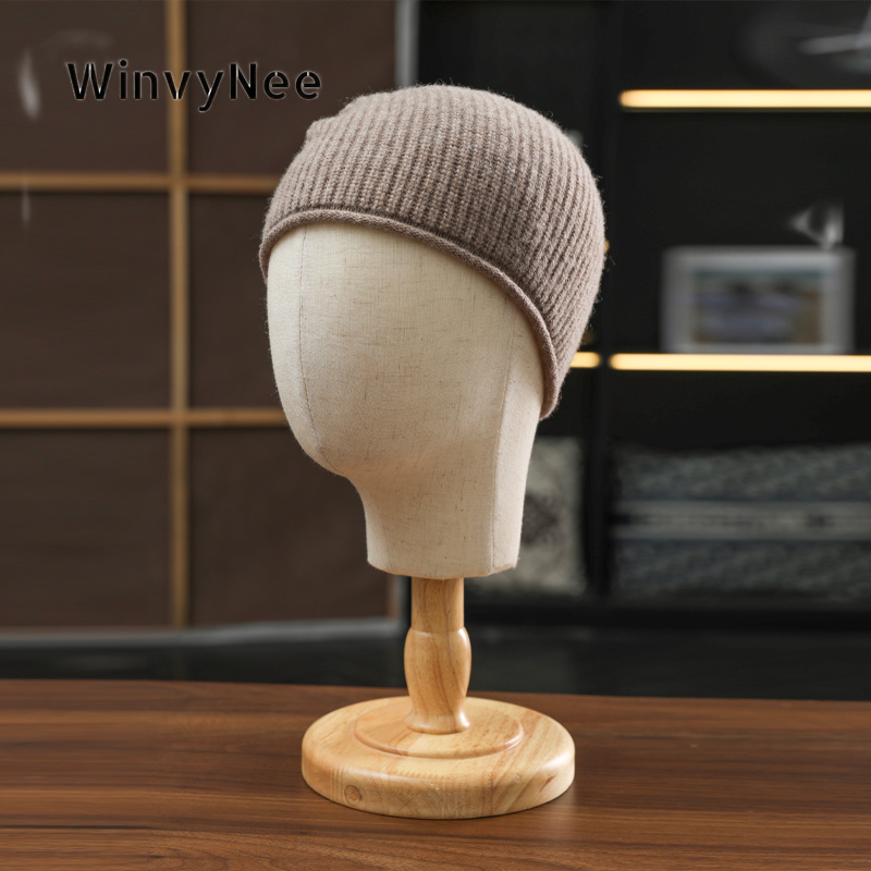 Gorro de lana pura con borde e - Beanie Cuffed Knit reseña y precio