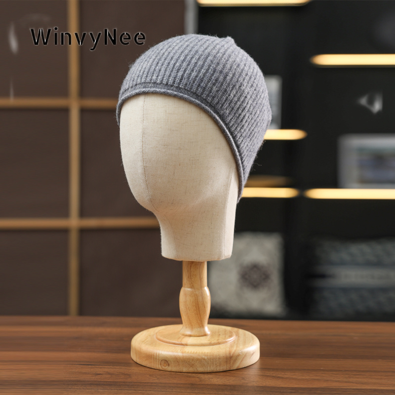 Gorro de lana pura con borde e - Beanie Cuffed Knit reseña y precio