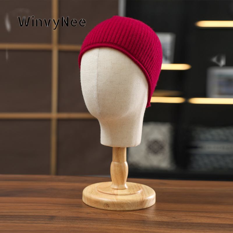 Gorro de lana pura con borde e - Beanie Cuffed Knit reseña y precio