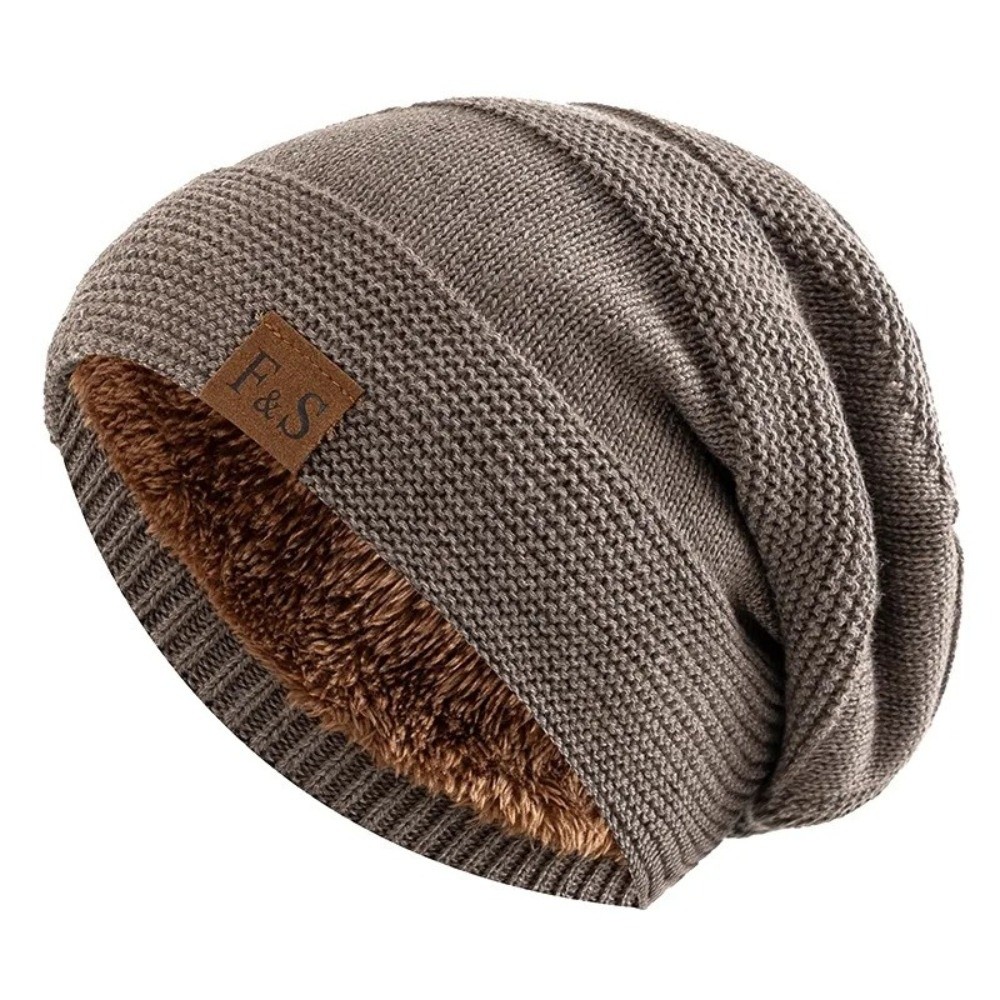 Gorro de invierno con forro de - Beanie Cuffed Knit reseña y precio