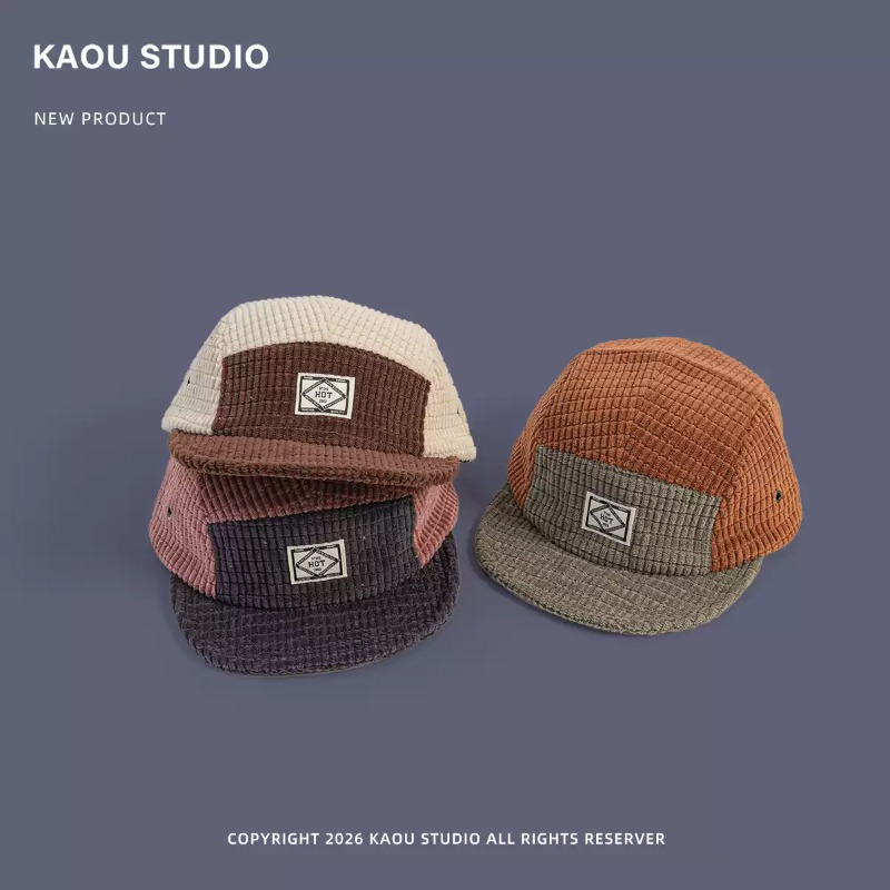 Gorras de béisbol de cinco pan - Corduroy Cap 5 Panel reseña y precio
